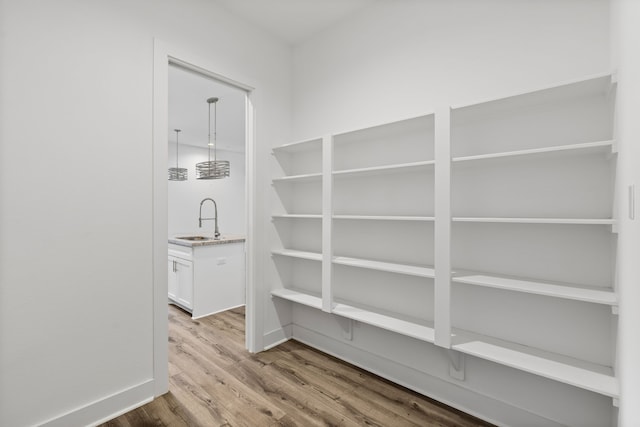 pantry featuring a sink