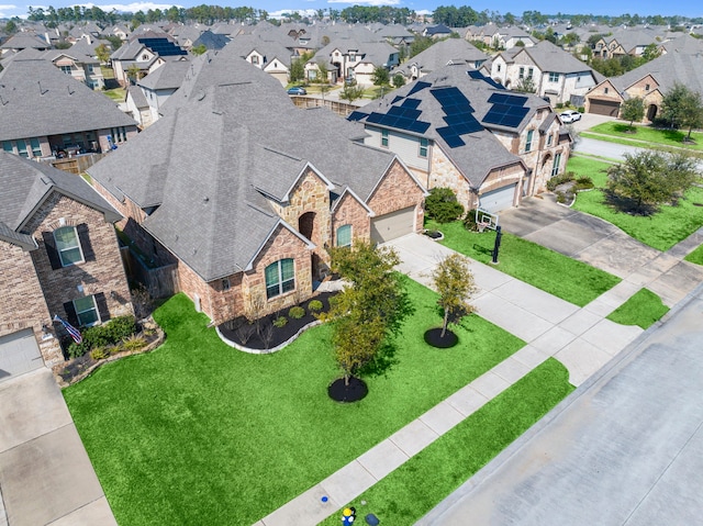 birds eye view of property featuring a residential view