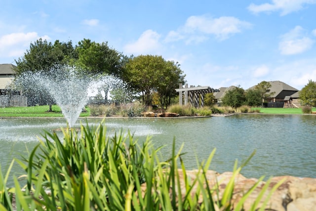 property view of water