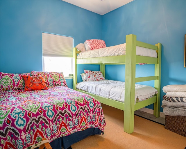 bedroom featuring carpet floors