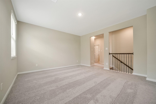 4215 Sternside Ln, Houston, TX 77053 - carpeted empty room with baseboards and recessed lighting