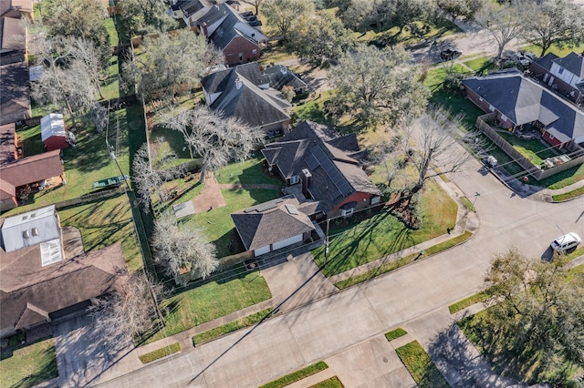 drone / aerial view featuring a residential view