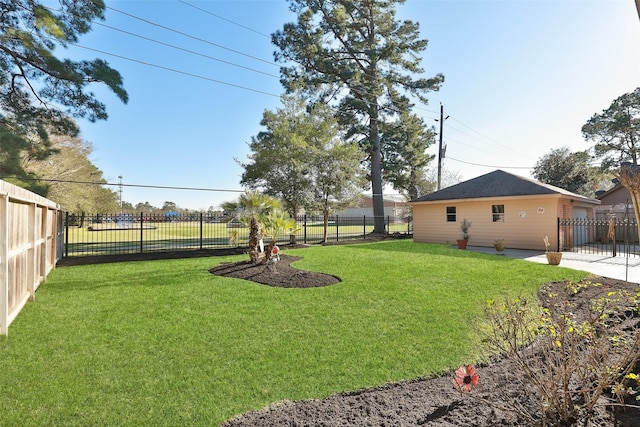 8011 Beaufort Dr, Spring, TX 77379 - view of yard with a fenced backyard