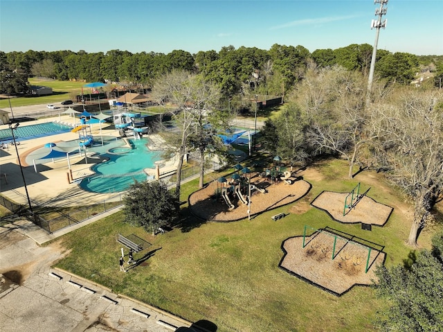 8011 Beaufort Dr, Spring, TX 77379 - bird's eye view