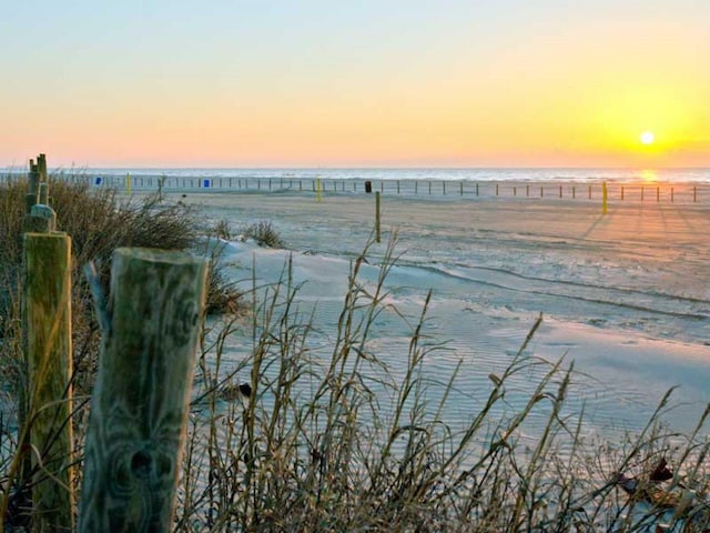 water view featuring a view of the beach