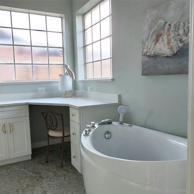 5523 Fragrant Cloud Ct, Houston, TX 77041 - full bathroom featuring a garden tub and healthy amount of natural light
