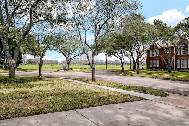 view of street with sidewalks