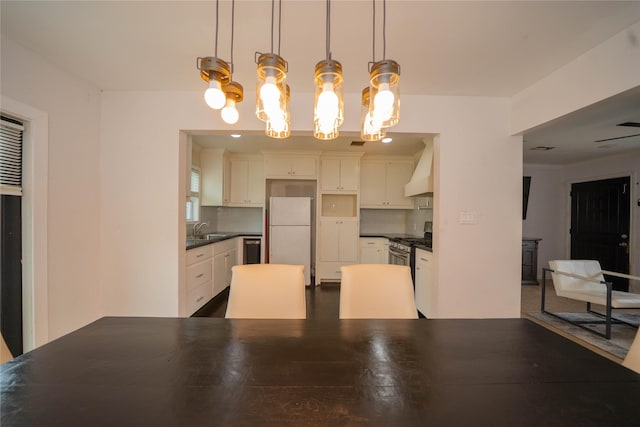 view of dining area