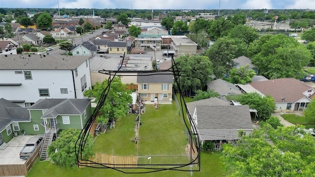 bird's eye view featuring a residential view