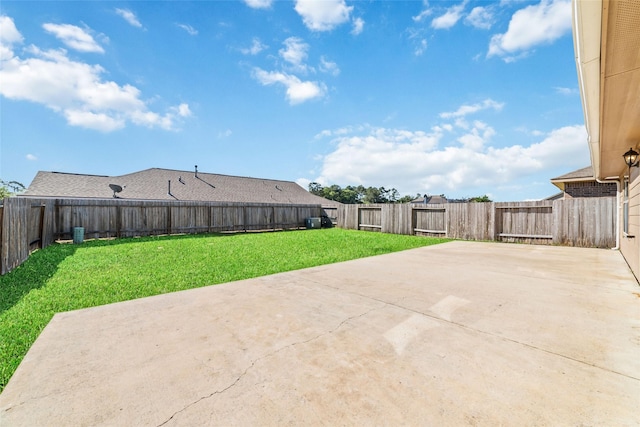 view of patio / terrace with a fenced backyard