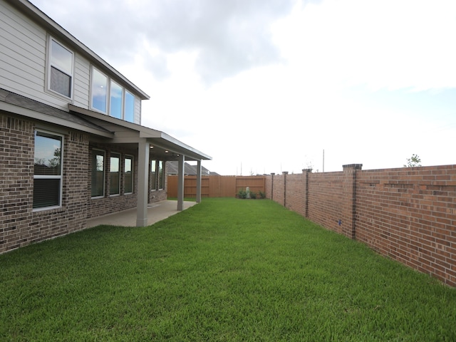 21706 Persian Lake Dr, Cypress, TX 77433 - fenced backyard with a patio