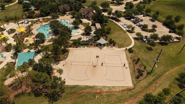 10711 Kingston Spring Dr, Missouri City, TX 77459 - bird's eye view of a pool