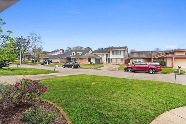 view of yard with a residential view