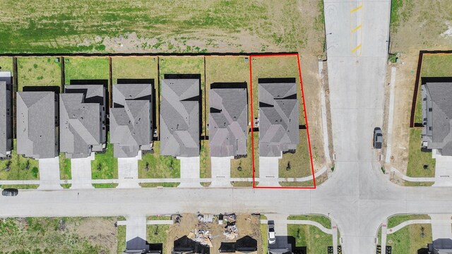 14811 Surfbird Ln, Houston, TX 77049 - bird's eye view with a residential view