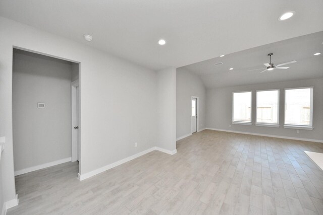14811 Surfbird Ln, Houston, TX 77049 - empty room with recessed lighting and light wood finished floors
