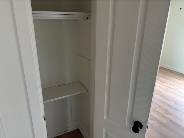 view of closet