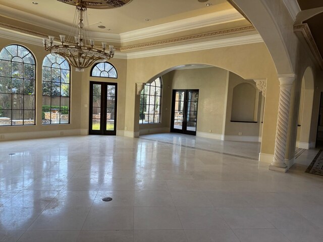 11117 Beinhorn Rd, Houston, TX 77024 - lobby with crown molding