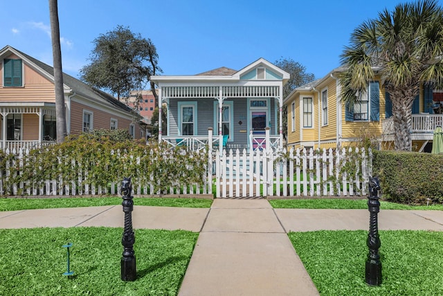 view of front of house with a porch