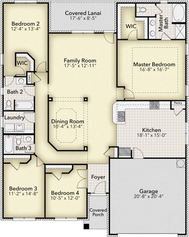 4427 Leslies Way, Dickinson, TX 77539 - room layout