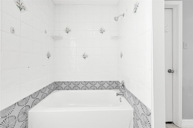 full bathroom with shower / bath combination