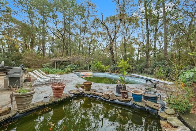 pool featuring a patio