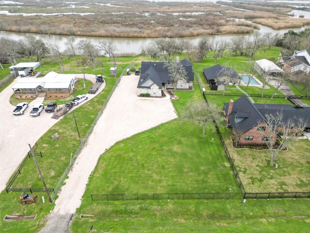 8133 N Fm 565th Rd, Baytown, TX 77523 - aerial view featuring a water view