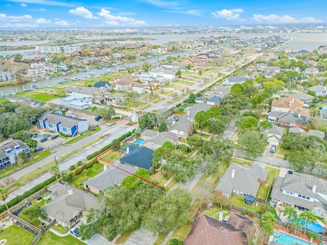 bird's eye view featuring a residential view