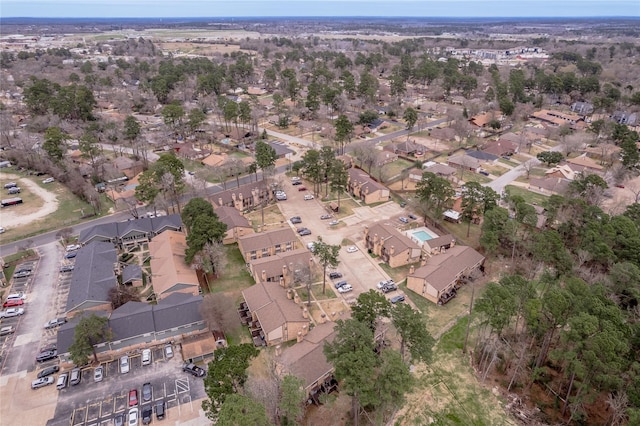 bird's eye view featuring a residential view