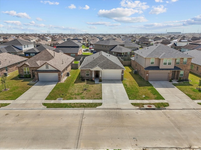 birds eye view of property featuring a residential view