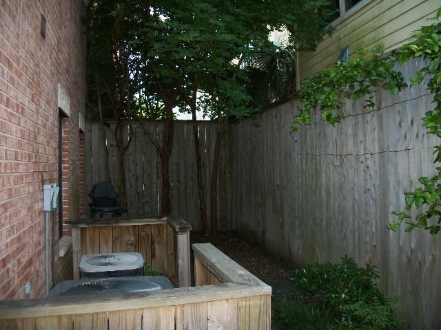 exterior space featuring fence