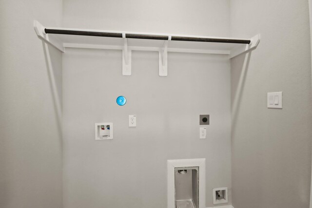 18757 Lucas Michael Way, New Caney, TX 77357 - laundry area featuring electric dryer hookup, hookup for a washing machine, and hookup for a gas dryer