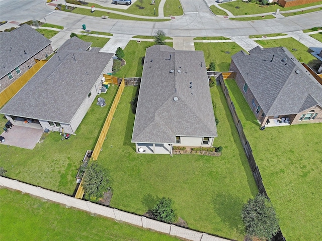 drone / aerial view featuring a residential view