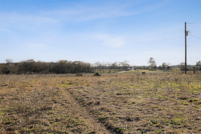 view of landscape with a rural view