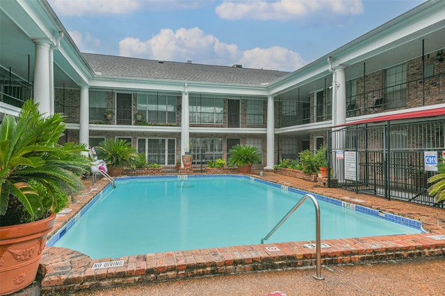 view of community pool