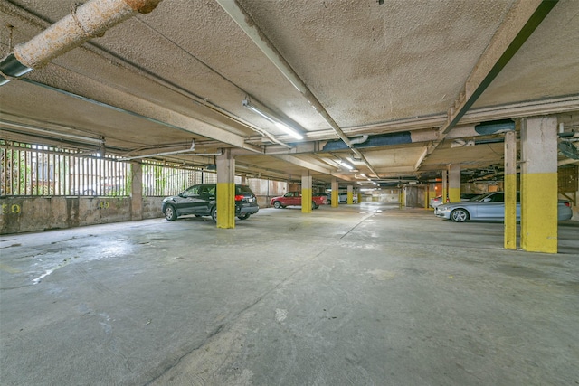 view of parking deck