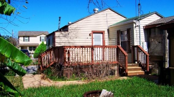 view of rear view of property