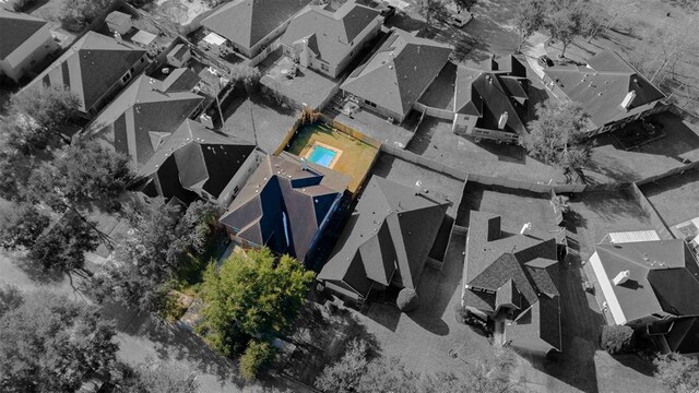 drone / aerial view featuring a residential view