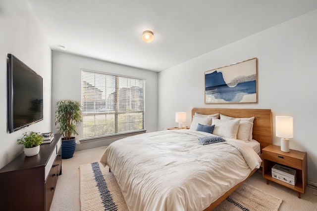 bedroom with carpet flooring