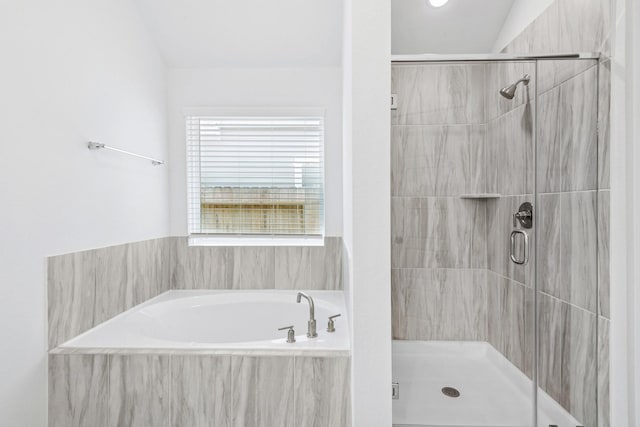 22450 Birchfield Grove Ln, New Caney, TX 77357 - full bath with a shower stall and a bath