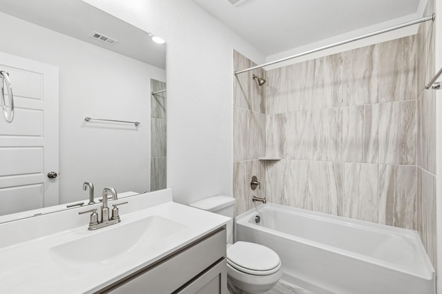 22450 Birchfield Grove Ln, New Caney, TX 77357 - bathroom featuring vanity and  shower combination