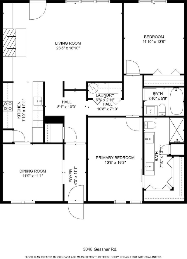 3048 Gessner Rd, Houston, TX 77080 - property floor plan