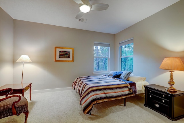 37314 Edgewater Dr, Pinehurst, TX 77362 - bedroom featuring carpet floors, baseboards, and a ceiling fan