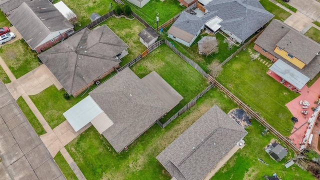 birds eye view of property featuring a residential view