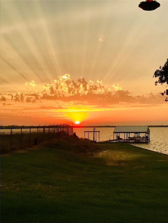 6930 W County Road 372, Jewett, TX 75846 - dock area with a water view