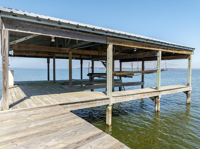 6930 W County Road 372, Jewett, TX 75846 - dock area with a water view and boat lift