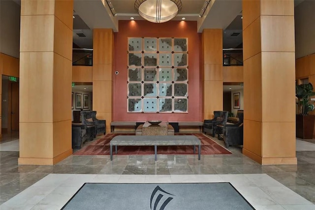 view of community lobby