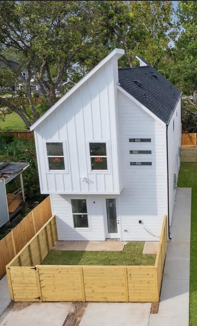 view of outbuilding with fence private yard