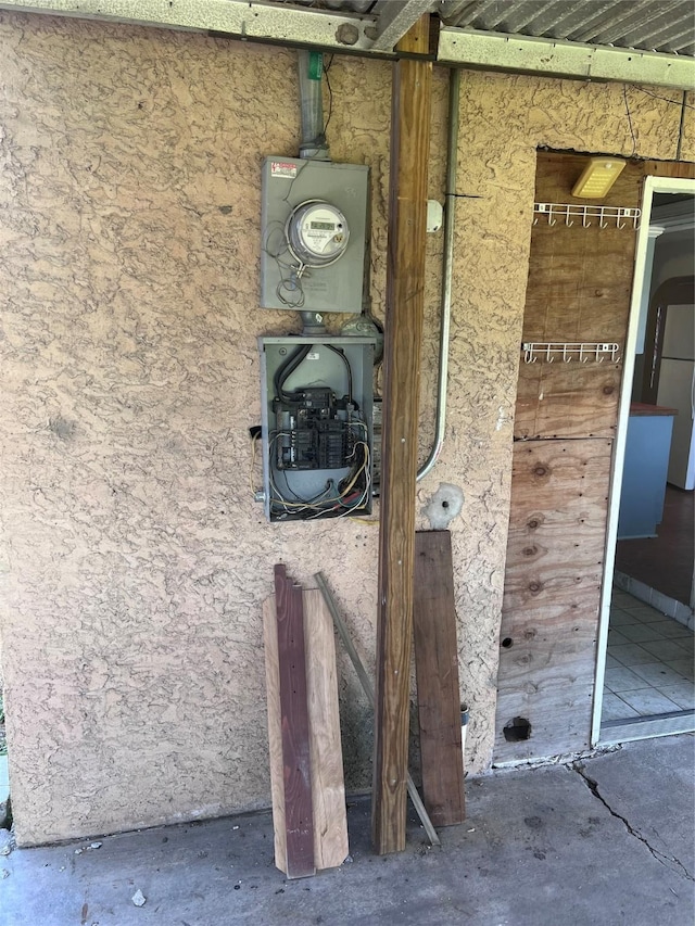 view of utility room