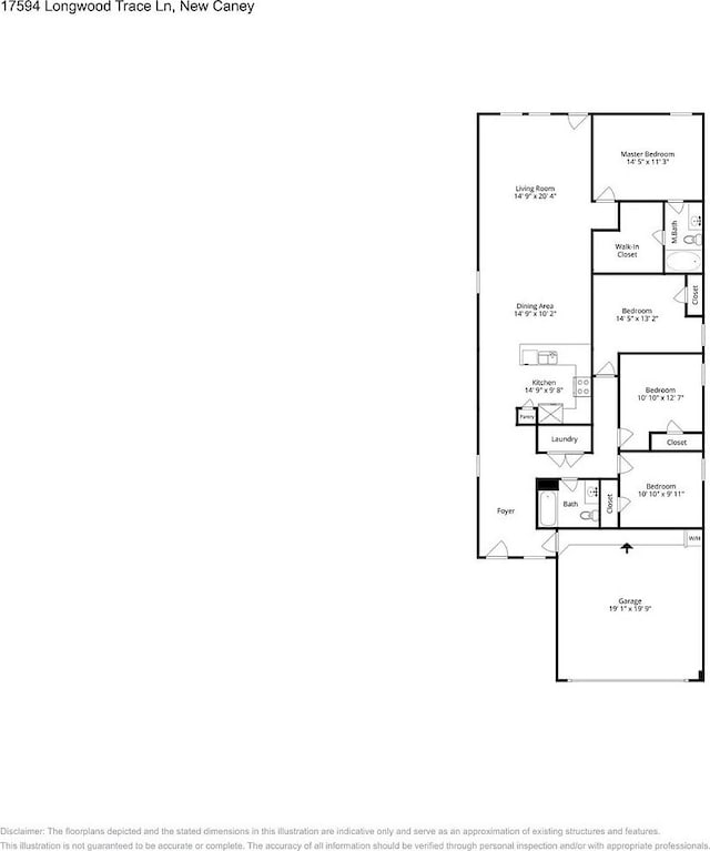 17594 Longwood Trace Ln, New Caney, TX 77357 - home floor plan