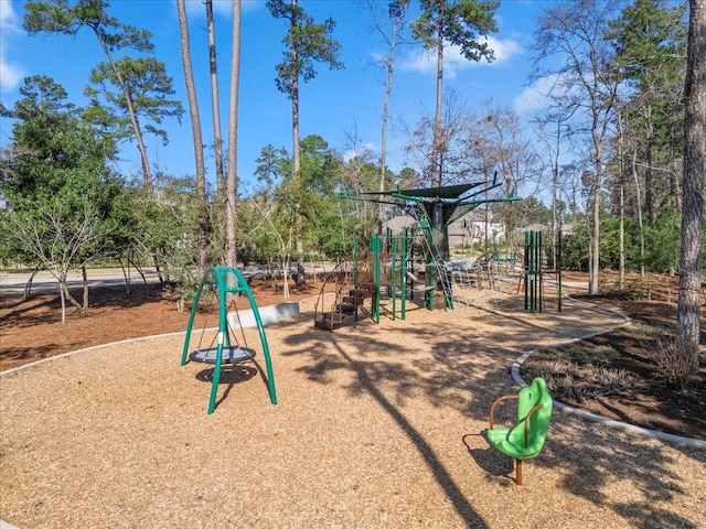 view of communal playground